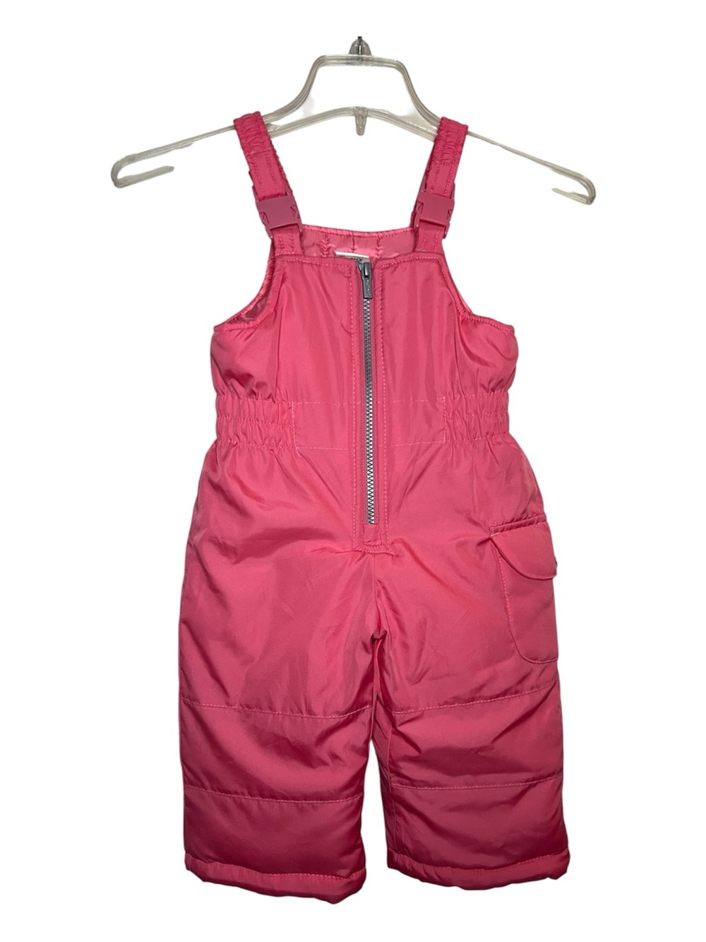 Carter’s Pink Snow Pants Overalls Zip Front Size 12 Months